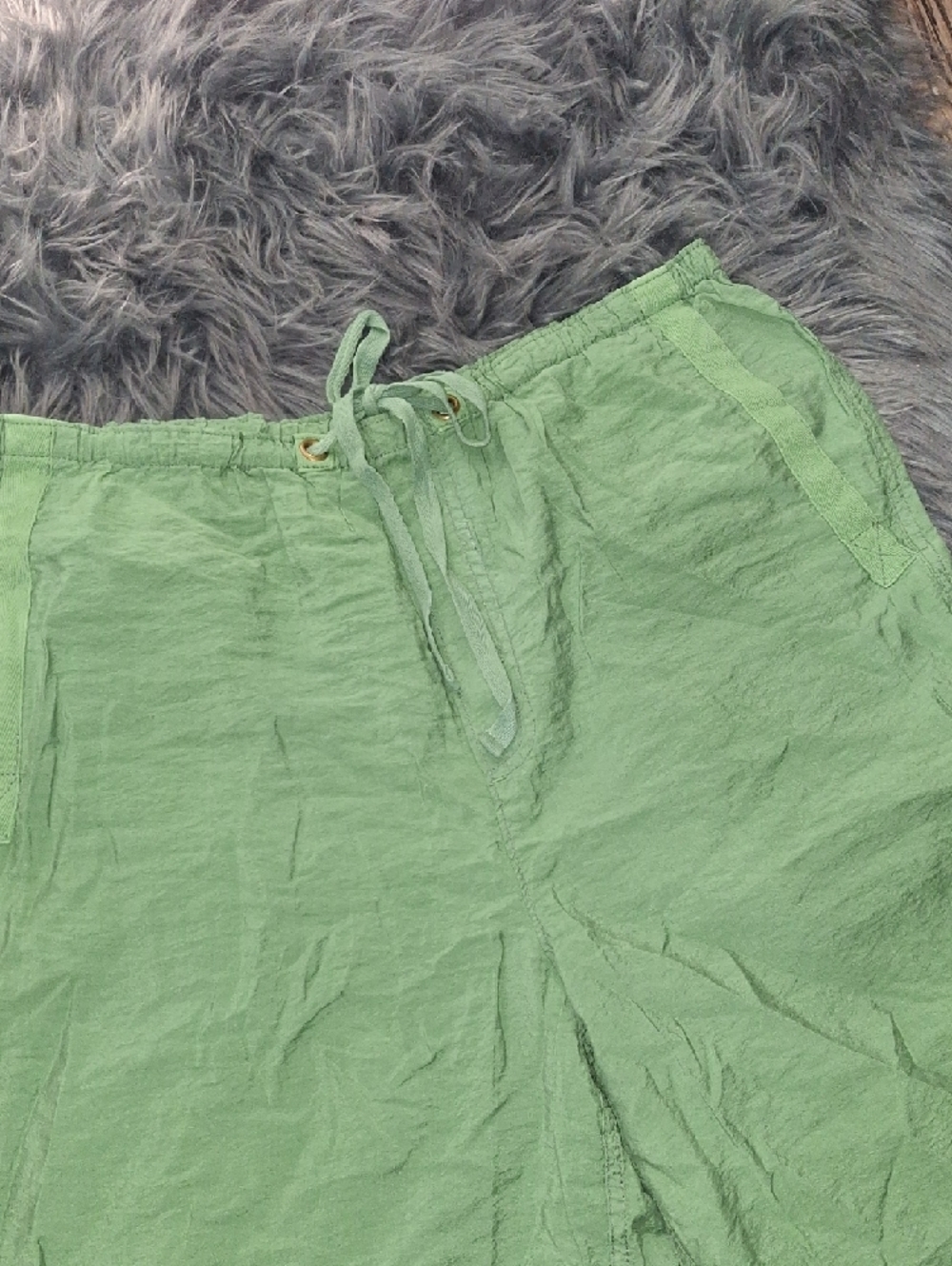 Free People Aspen Green Elastic Waist Shorts - Picture 11 of 13